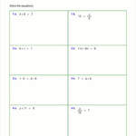 2 Step Equations Worksheet Pre Algebra Worksheets Multi Step