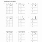 25 Function Table Worksheet Answer Key Softball Wristband Template