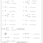 36 Function Notation And Evaluating Functions Practice Worksheet