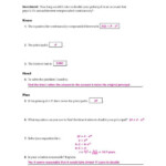 5 3 Solving Polynomial Equations Worksheet Answers Form K Tessshebaylo