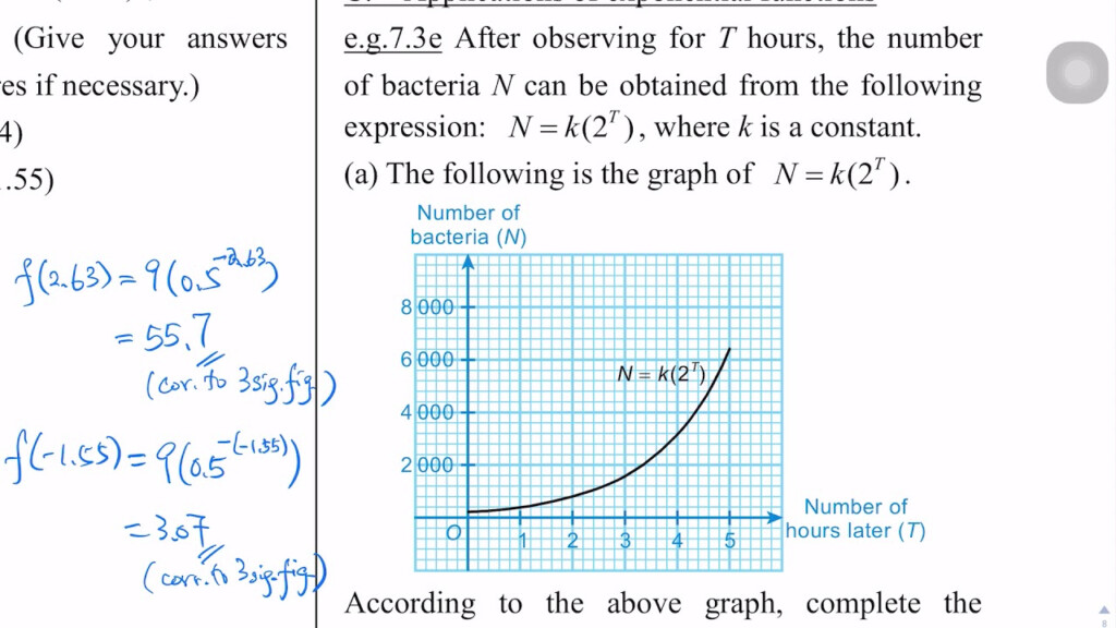 7 3 Exponential Functions 7 3e YouTube