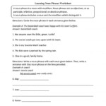 7 Adjective Phrase Worksheet For Grade 7 Grade Adverbial Phrases