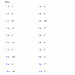 8th Grade Exponents Worksheets In 2020 Exponent Worksheets Exponents