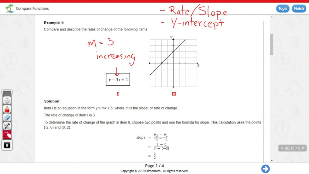 8th Grade Math Lesson 3 1 Compare Functions YouTube