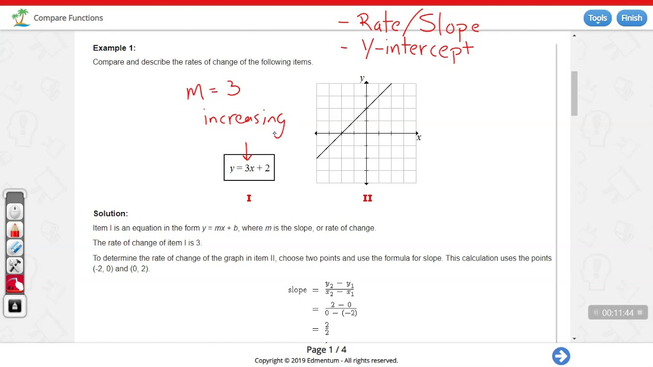 Comparing Functions Worksheet Math 3