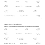 Algebra 2 Exponential Functions Worksheet Answers Algebra Worksheets