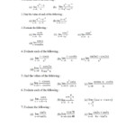 Bestseller Special Trig Limits Worksheet With Answers Pdf