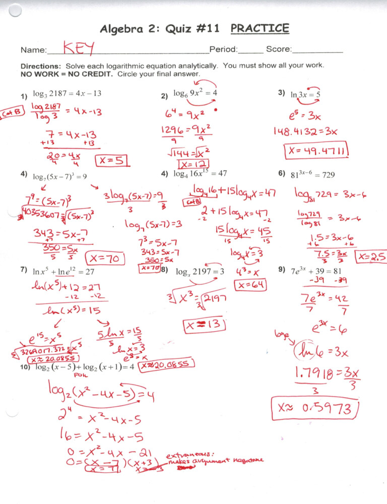 Function Operations And Compositions Worksheet Answers Algebra 2 Function Worksheets