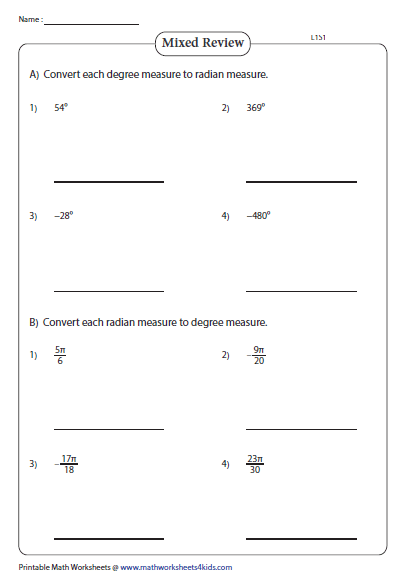 Evaluating Trigonometric Functions Worksheet Worksheet