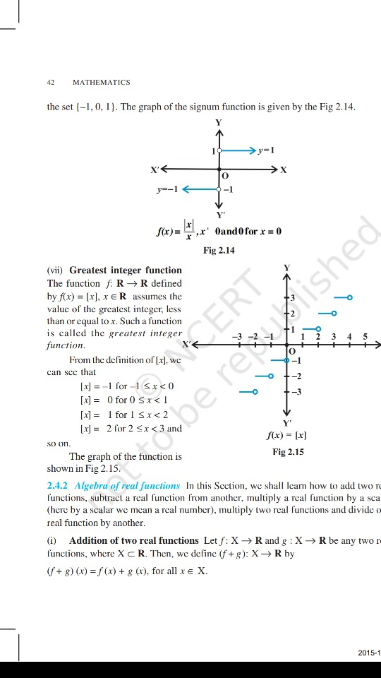 Explain The Greatest Integer Function Math Relations And Functions 