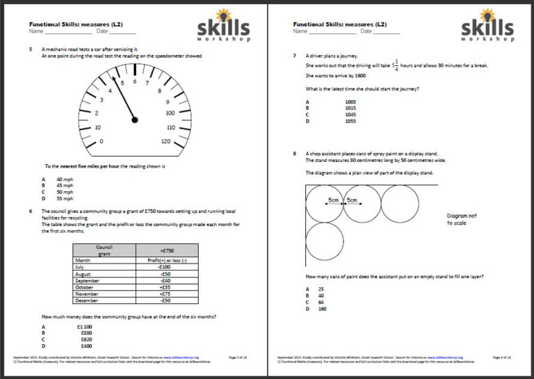 functional-skills-maths-level-2-worksheets-pdf-function-worksheets