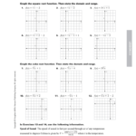 Graphing Square Root Functions Worksheet Answers Db excel