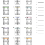 Identifying Functions Tables Worksheet Template With Answer Key