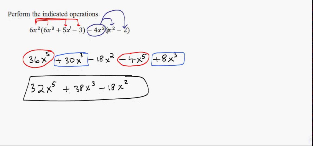  Function Operations Perform The Indicated Operation Worksheet Answers 