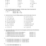 Sequence Of Transformations Worksheet Linear Sequences Worksheet Ks3