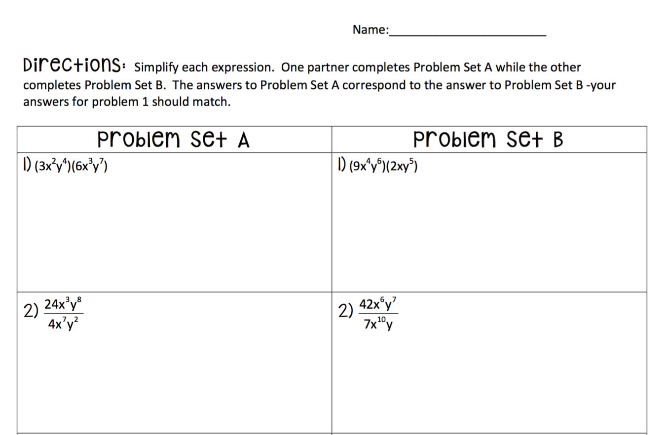 Unit 6 Exponents And Exponential Functions Worksheet Answers Function Worksheets