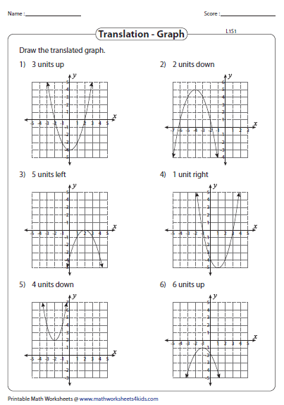 Worksheet Transformations Of Quadratic Functions Answers Breadandhearth