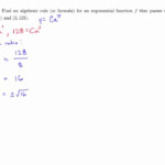 Writing Exponential Equations Given Two Points Worksheet Tessshebaylo