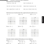 11th Grade Algebra 2 Inverse Functions Worksheet Answers Worksheet