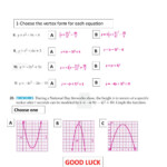 30 Graphing Quadratic Functions In Vertex Form Worksheet Answers