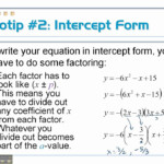 4 2 Quadratic Functions In Intercept Form Part 2 YouTube