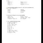 7 5 Practice Exponential And Logarithmic Equations Form K Answers