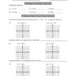 Algebra 1 Functions Worksheet Worksheets Free Download