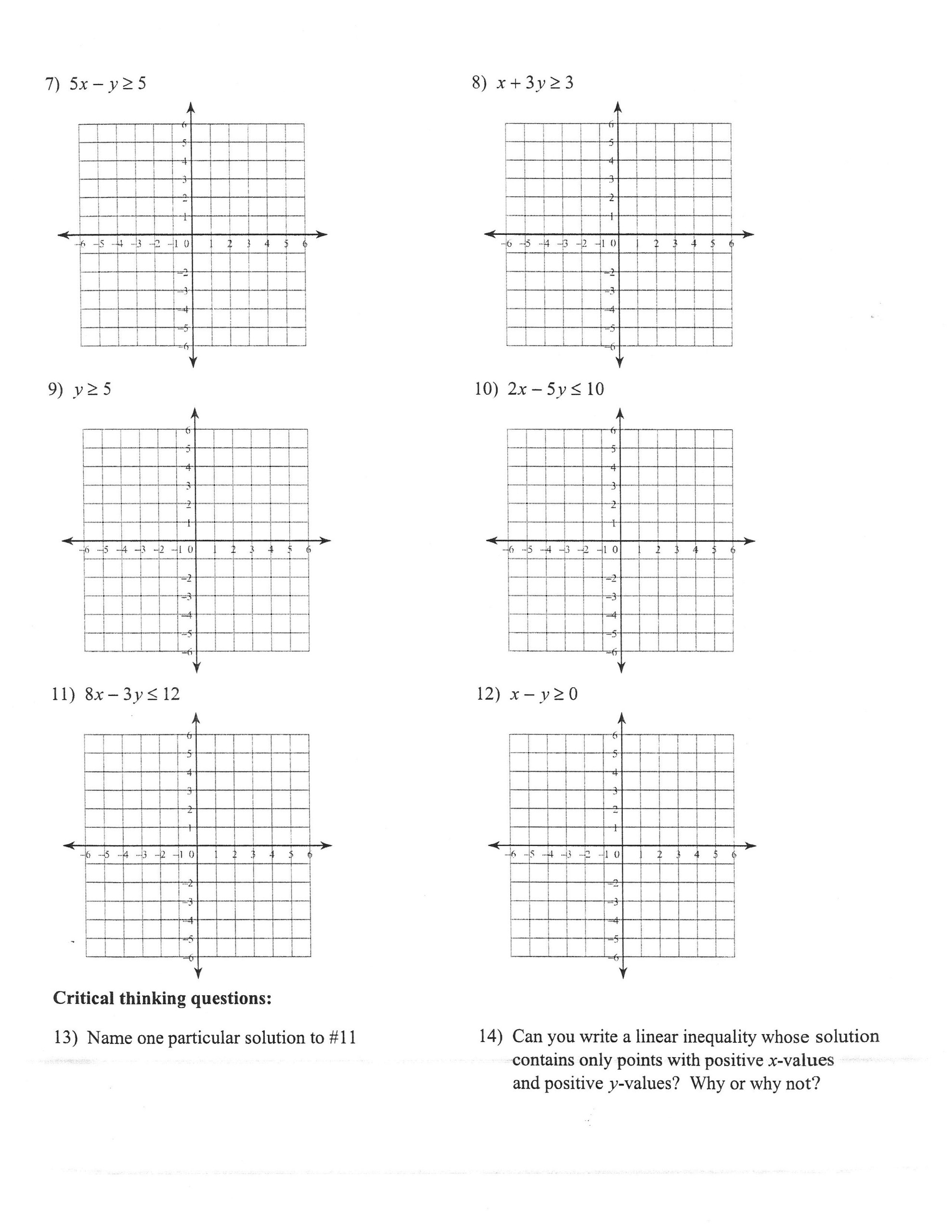 Algebra 2 Sketch The Graph Of Each Function Worksheet Answers ...