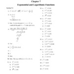Chapter 7 Exponential And Logarithmic Functions Pearson