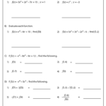 Evaluating Polynomial Functions Worksheet Pdf Thekidsworksheet