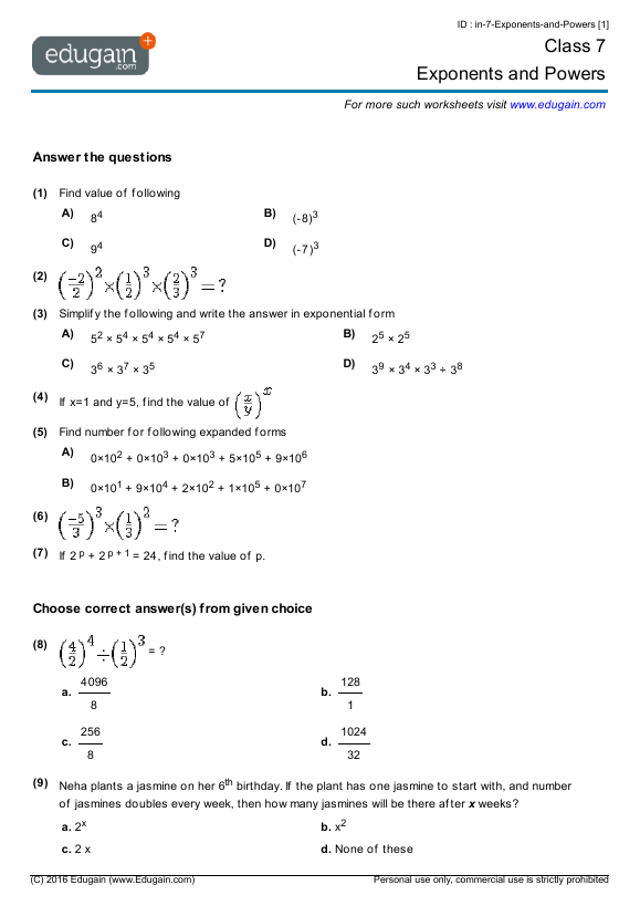 Exponential Word Problems With Solutions Pdf