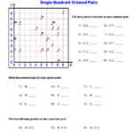 Geometry Worksheets Coordinate Worksheets With Answer Keys