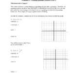 Graphing Parabolas In Vertex Form Worksheet Db excel