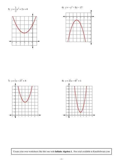 kuta-software-algebra-1-graphing-parabolas-scalehopde