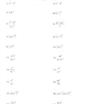 Properties Of Exponents Worksheet Answers Adding And Db excel