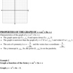 Quadratic Functions Worksheet Answers Algebra 2 4 1 Graph Quadratic
