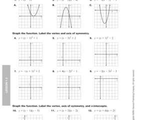 Quadratic Functions Worksheet Pdf Kidsworksheetfun – Function Worksheets