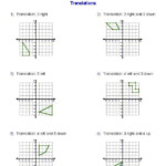 Reflection Math Worksheets In 2020 Geometry Worksheets Translations