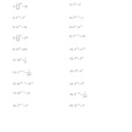 Rewrite Logarithmic Equation In Exponential Form Maze Answer Key