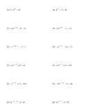 Writing Equations Of Exponential Functions Given Two Points Worksheet