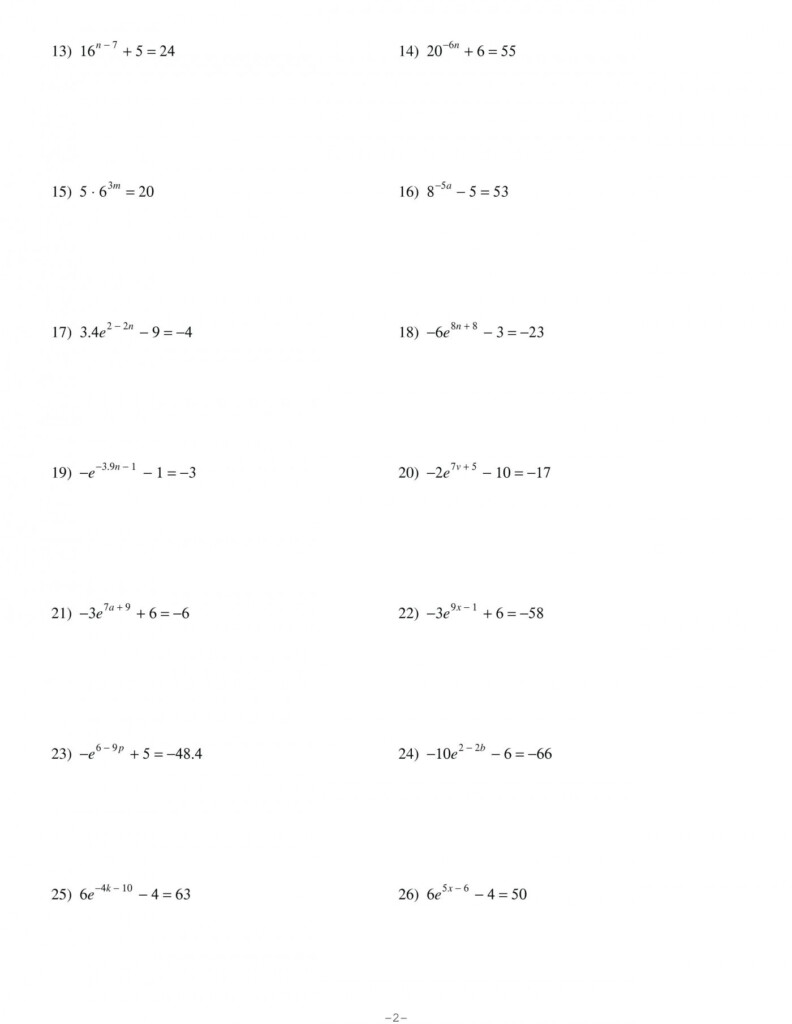 Writing Exponential Functions From Tables Worksheet Writing 