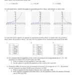 Writing Exponential Functions Worksheet 1 Answers Writing Worksheets