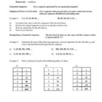 Writing Exponential Functions Worksheet Objective 23 Geometric