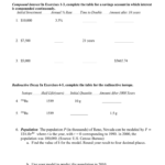 3 5 Exponential And Logarithmic Applications Worksheet