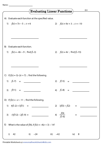 35 Inverse Of Linear Functions Worksheet Answers Worksheet Source 2021