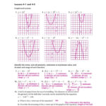 5 1 Graphing Quadratic Functions Worksheet Answers Function Worksheets