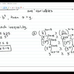 7 2 Solving Exponential Equations And Inequalities YouTube