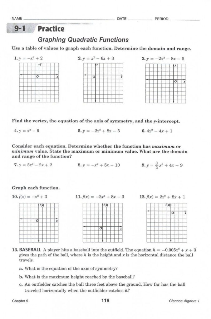 Answer Key Factoring Quadratics Worksheet My PDF Collection 2021