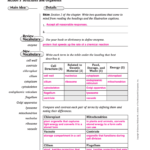 Chapter 7 Cell Structure And Function Worksheet Answer Key Db excel