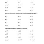 Evaluating Exponential Functions Worksheet Printable Worksheets And